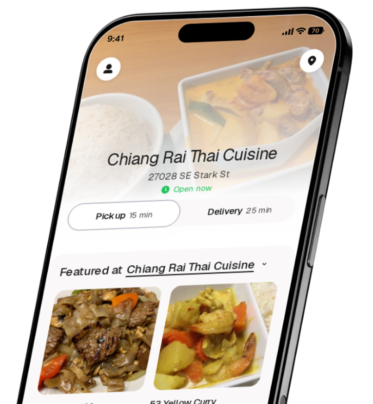 Chiang Rai Thai Cuisine app preview