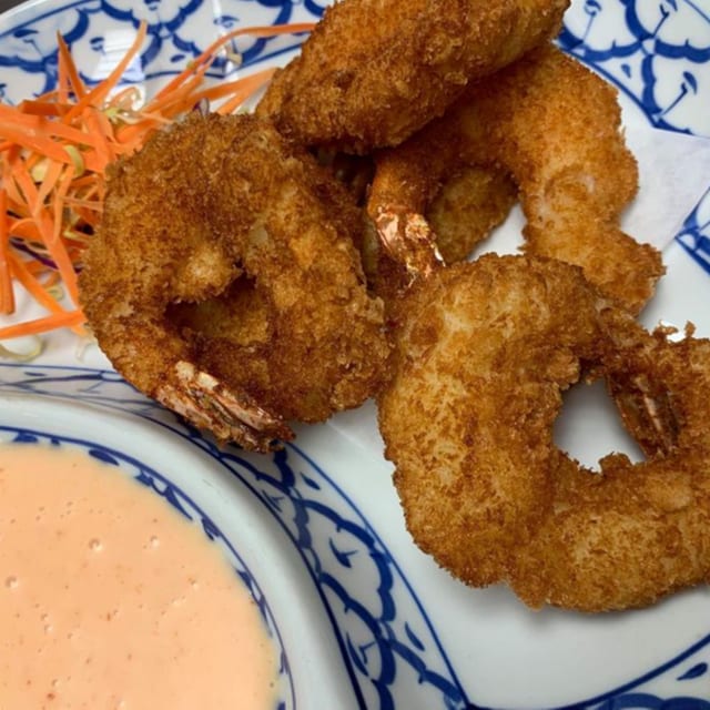 A5. Shrimps Tempura.